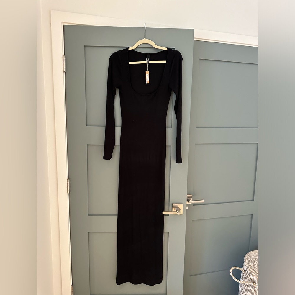 skims new maxi dress